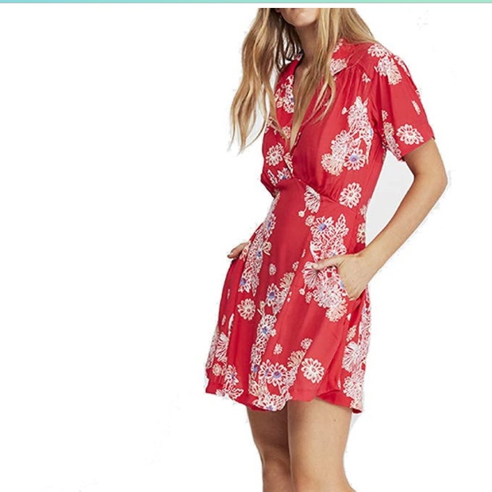 Ladies Free People Red Dress